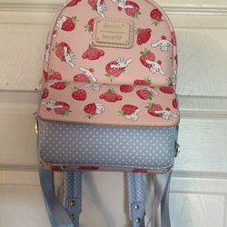 Loungefly Sanrio Cinnamoroll Strawberry Allover Print Backpack