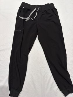 Figs Black Jogger Scrub Pants