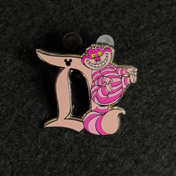 Disney Pin Cheshire Cat D Disneyland HM Hidden Mickey DLR 2019