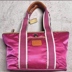 Pink Coach Purse