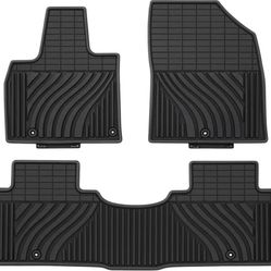R5 AUTOMOTIVE
4.8
4.8 out of 5 stars
(21)
Fits 2020-2025 Kia Telluride Floor Mats Front & 2nd Row Liners Set Fit All-Weather (Black)