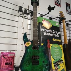 Schecter Guitar Research CR-6 Electric Guitar In Aquaburst (#23230)