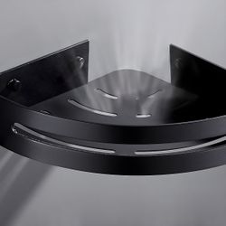 Black Shower Corner Shelves