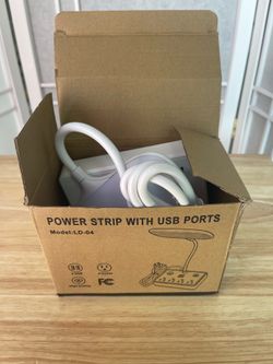 Power strip with USB ports