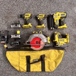Ryobi Brushless Power Tools 
