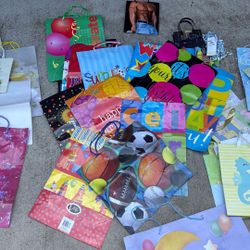 Gift Bags For Birthdays Weddings & Baby Showers (60 Total) $30 OBO