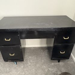 Vintage Solid Wood Desk – Great DIY Refinish Project