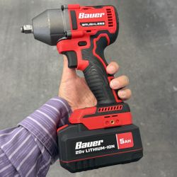 Bauer 3/8” Impact Wrench And Battery (No Charger)