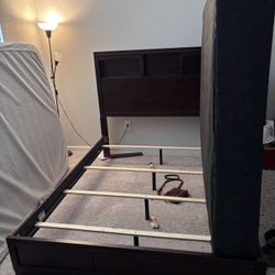 Queen Bed Frame with foundation