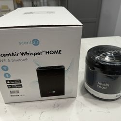 Black ScentAir Whisper Home WiFi And Bluetooth With Cartridge Bundle