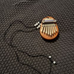 Wooden Kalimba Necklace 