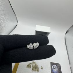 S925 silver Moissanite earrings VVS1 certified