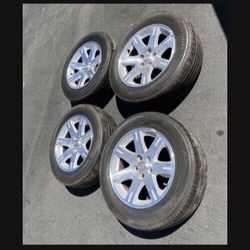 4 X 215/65r17 5x4.5 5x115 5x114.3 Stock Chrysler 300 Charger Accord Civic Camry Mustang Sentra Altima Tacoma rims Wheels Tires!!!!!