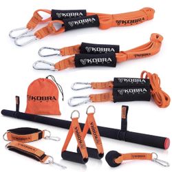 Full-Workout Resistance Bands Set, Exercise Bands kit & Pull up Bands Men Women Up To 180 Lbs