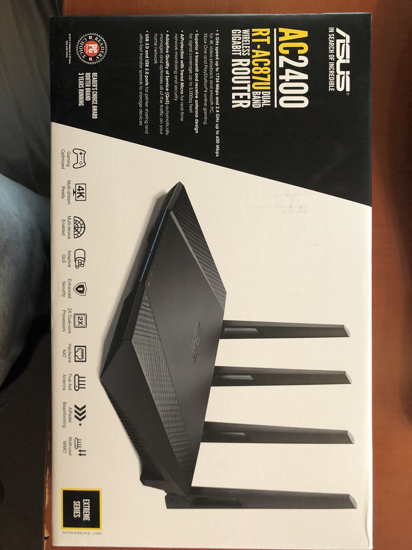 ASUS Extreme Series AC2400 Wireless Gigabit Router