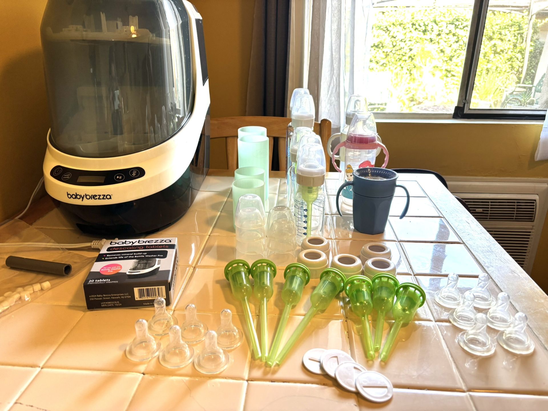Baby Brezza Bottle Washer Pro and Bottles - $175