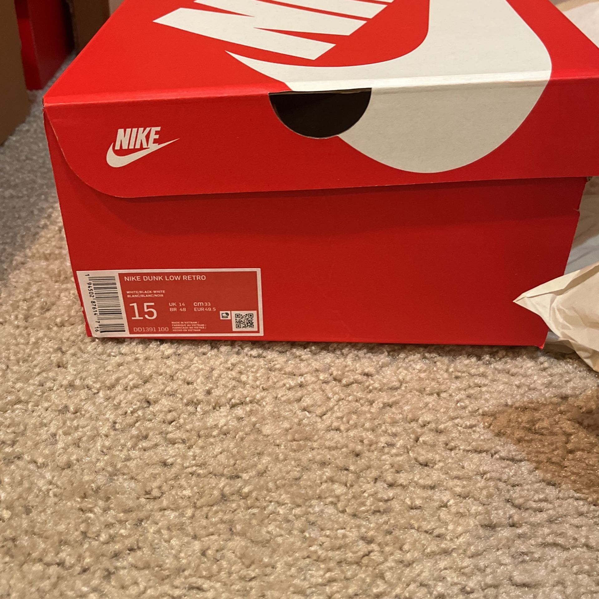 New Panda Dunks Size 15 With Box for Sale in Seattle, WA OfferUp