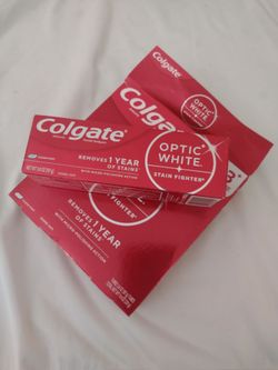 Colgate Optic White Stain Fighter Toothpaste 3-Pack