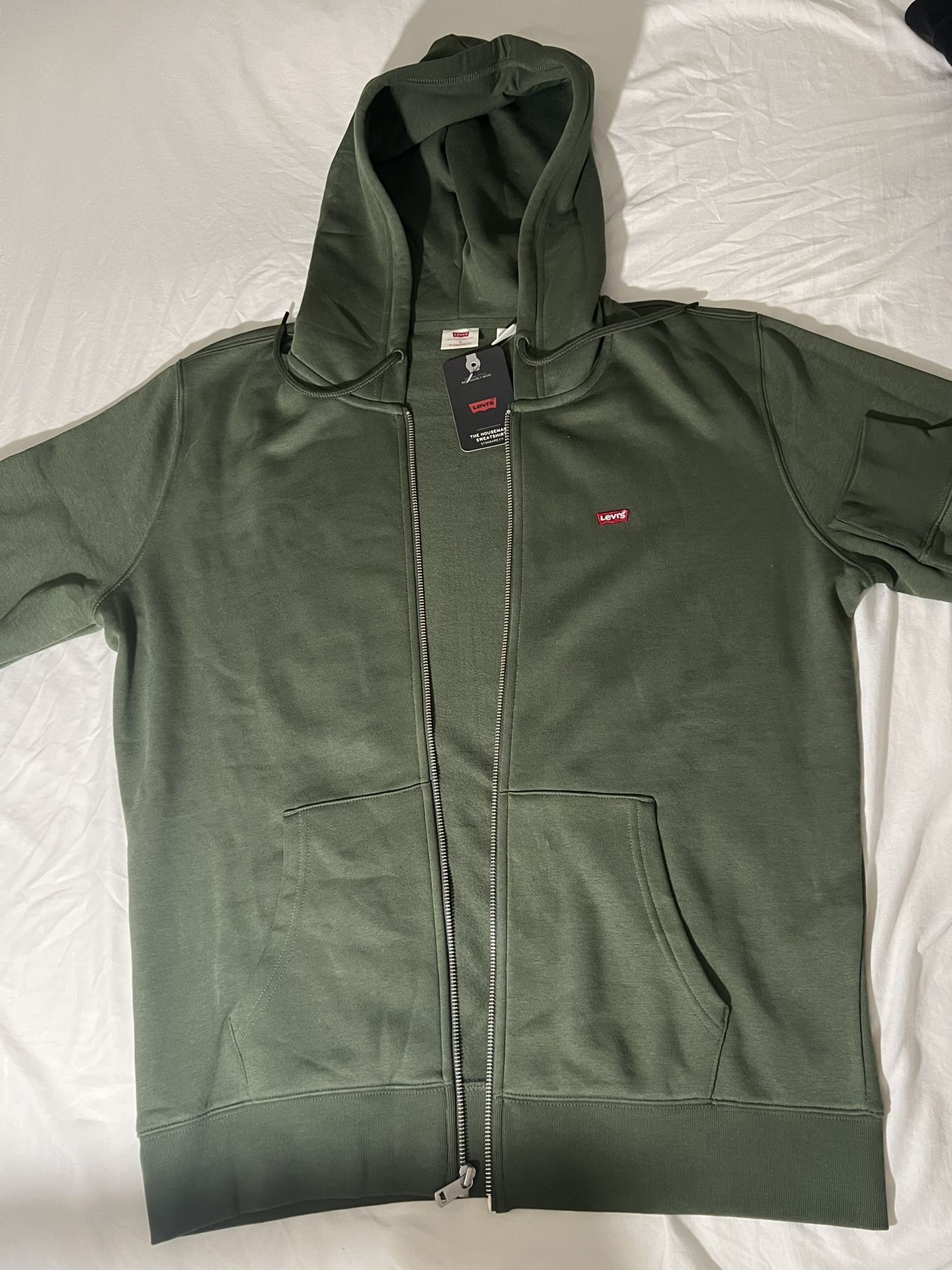 Levi's Men's Housemark Zip-up Hoodie (Medium)