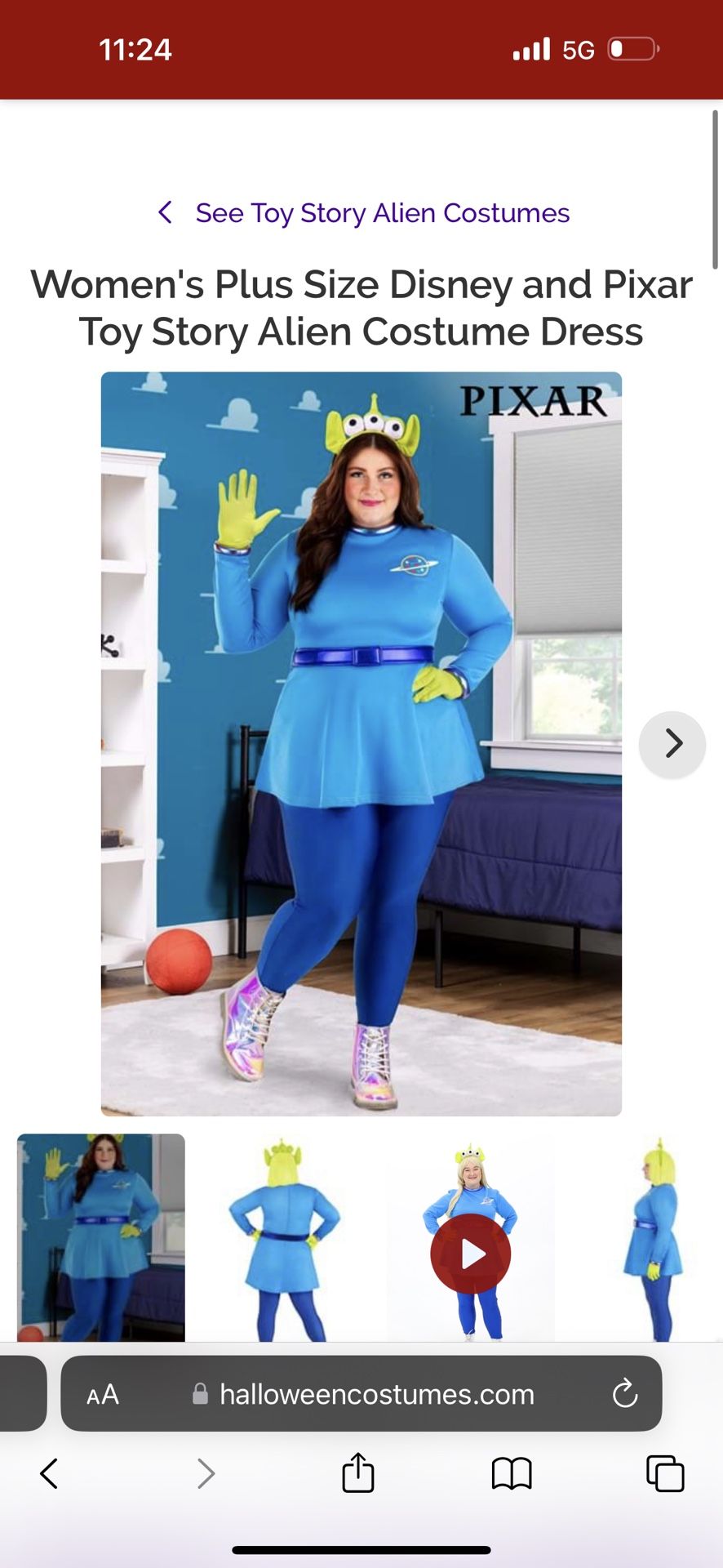 Women s Plus Size Disney and Pixar Toy Story Alien Costume Dress for Sale in Irwindale CA OfferUp