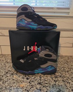 Air Jordan 8 Retro "Aqua" 2025 comes with box