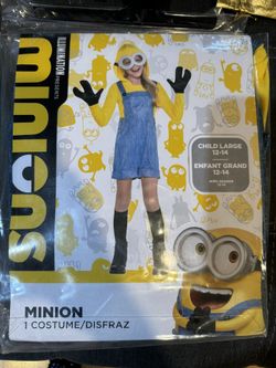 Minions Girls costumes. Size 12-14 BRAND NEW