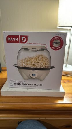 DASH SmartStore Deluxe Stirring Popcorn Maker Hot Oil Electric Popcorn Machine