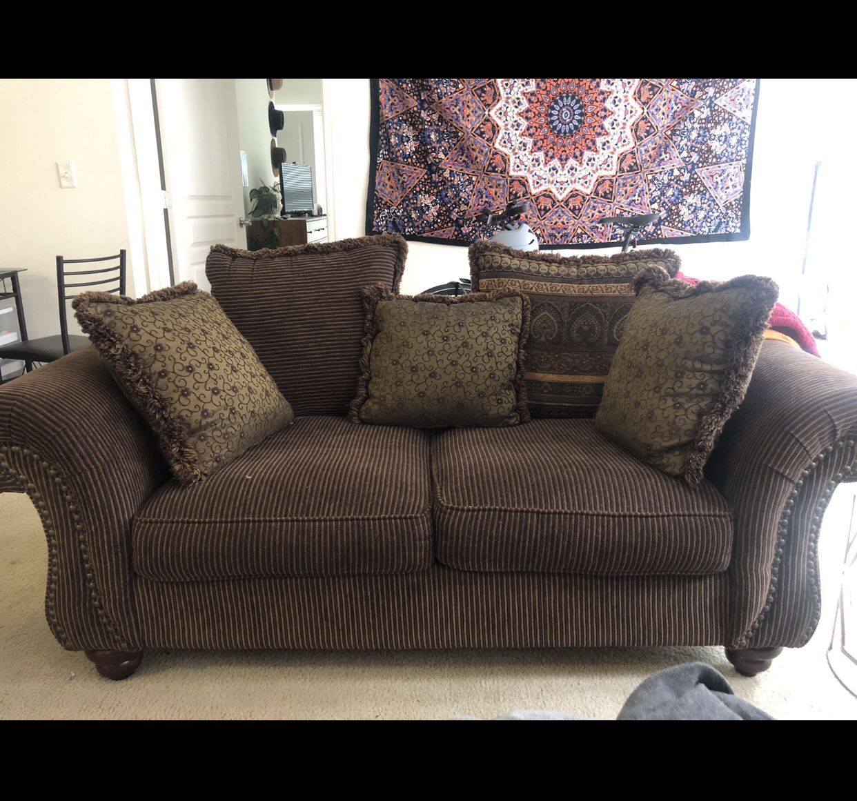 COMFIEST sofa, armchair, and ottoman
