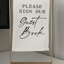 Guest Book Sign