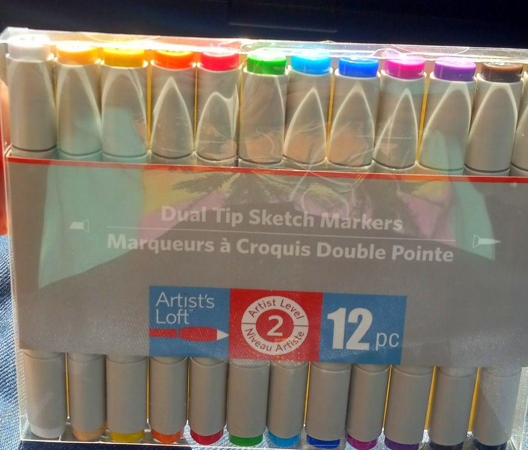 Artist LOFTS 12PC SET DUAL TIP SKETCH MARKERS.