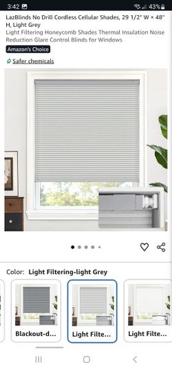 Cortina 29 1/2 W x 48" H