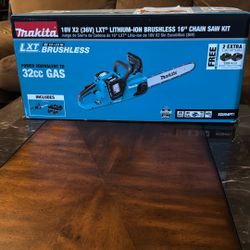 Makita 18v X2 (36) Lxt Lithium-ion Brushless 16” Chain Saw 