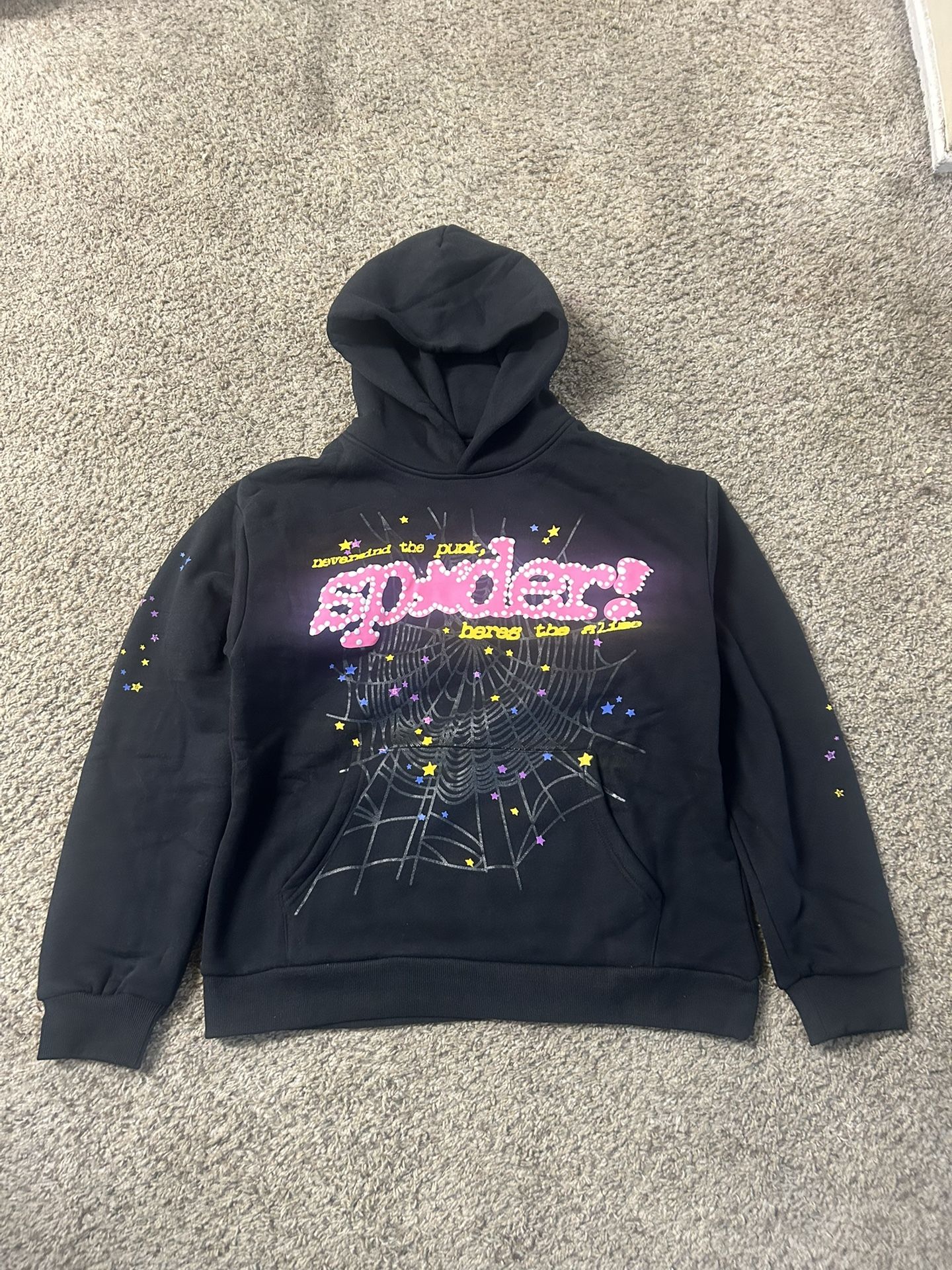 Spider Hoodie Black 