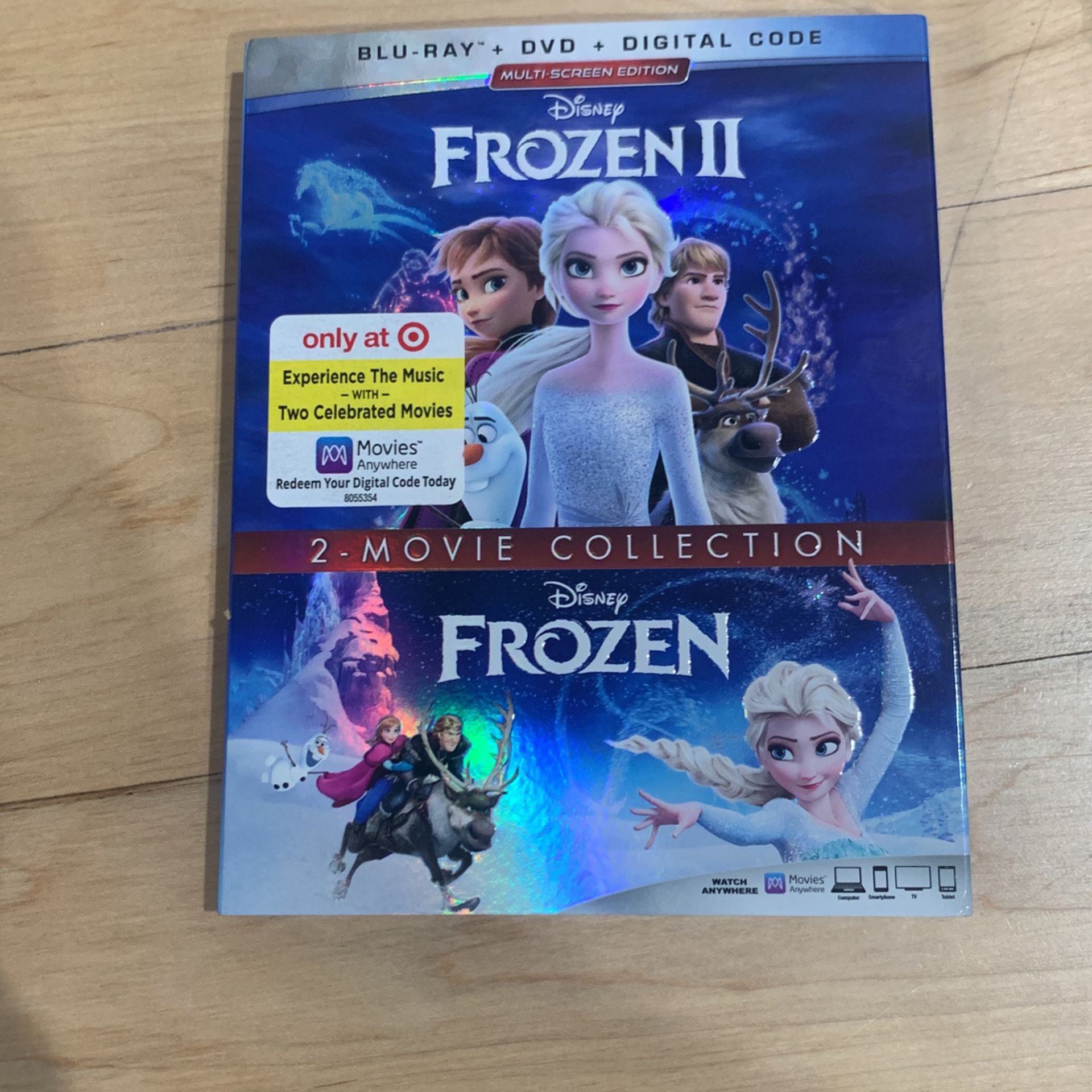 Frozen 2 Movie Collection Blu-ray +DVD+Digital Code
