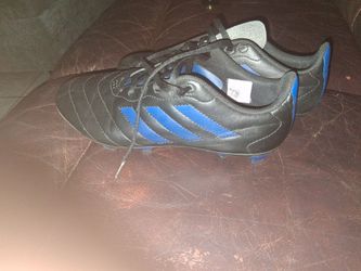 Adidas Soccer Cleats Black and Blue