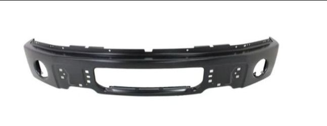 front bumper face bar is specifically designed for 2009-2014 Ford F150 models without fog light holes, offering a seamless replacement for the origina