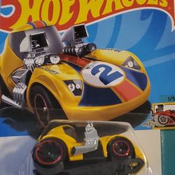 Small Hot Wheels Tooned Twin Mill Toy Car