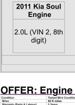 Kia Engine 62 000 Miles