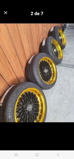 Wheel 15x8 4 Lugs 4x100 New rims and tires