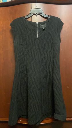 Brand Adrienne Vittadini Us size 8 Color black weave quilted Used