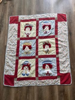 Raggedy Ann & Andy Quilt by Lidl Dolly’s Collectibles