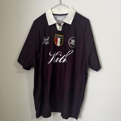 Kith Shadow Stripe Marcel Soccer Polo