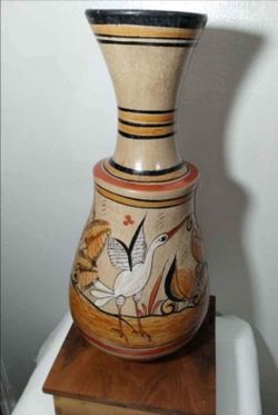 TONALA POTTERY  - CERAMIC VASE 14"