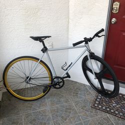 Golden Cycle Fixie Bike