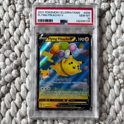 2021 FLYING PIKACHU V 006 psa 10 POKEMON CELEBRATIONS #006