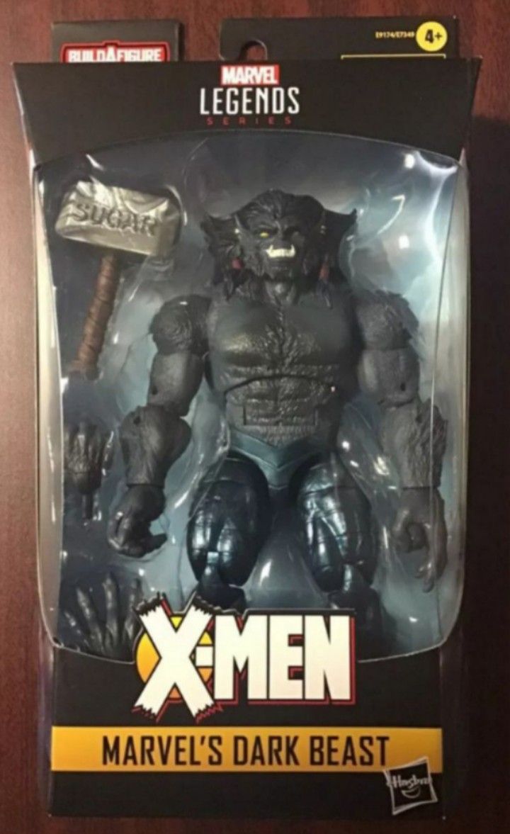 Marvel Legends Age of Apocalypse X-Men Dark Beast Collectible Action Figure Toy with Sugar Man Build a Figure Piece