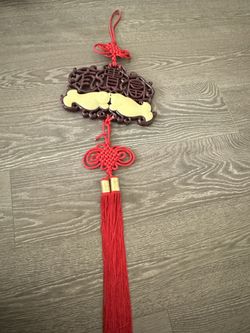 Chinese traditional knot and Jade Fish Decor