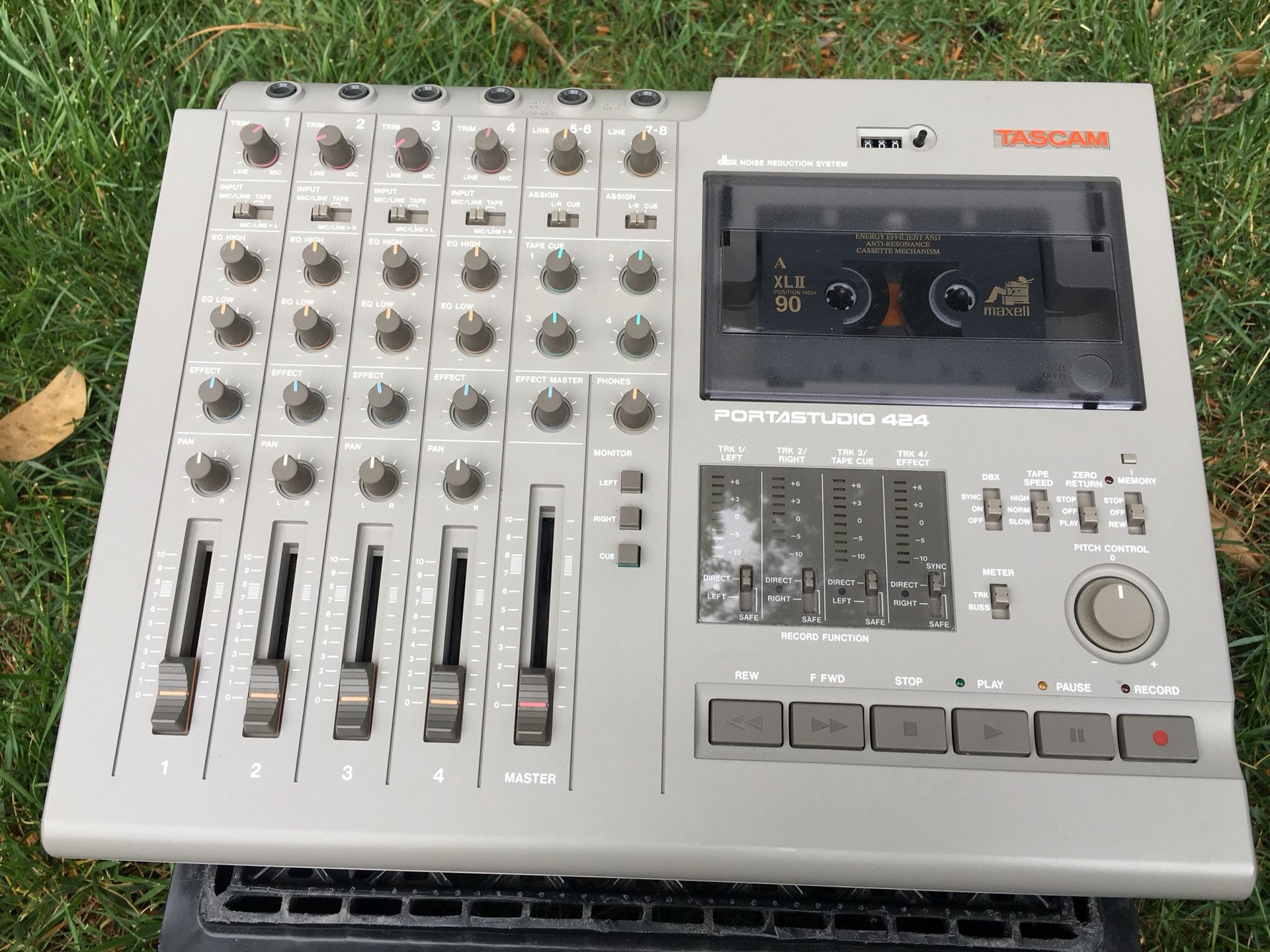 Tascam portastudio 424 mk1 4-track cassette recorder