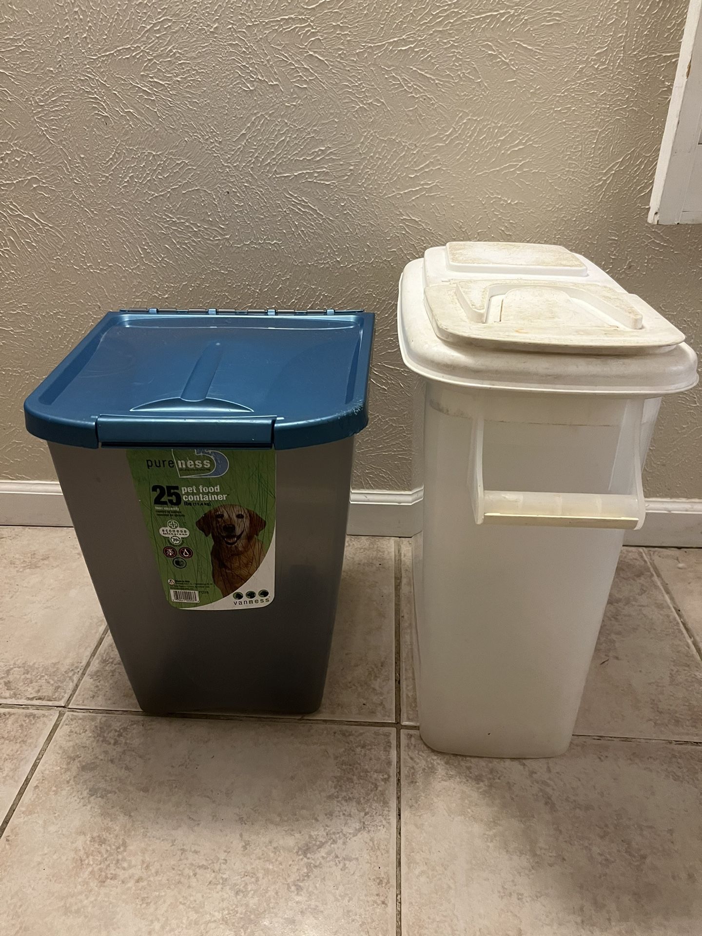 Dog Food or Cat Food Containers