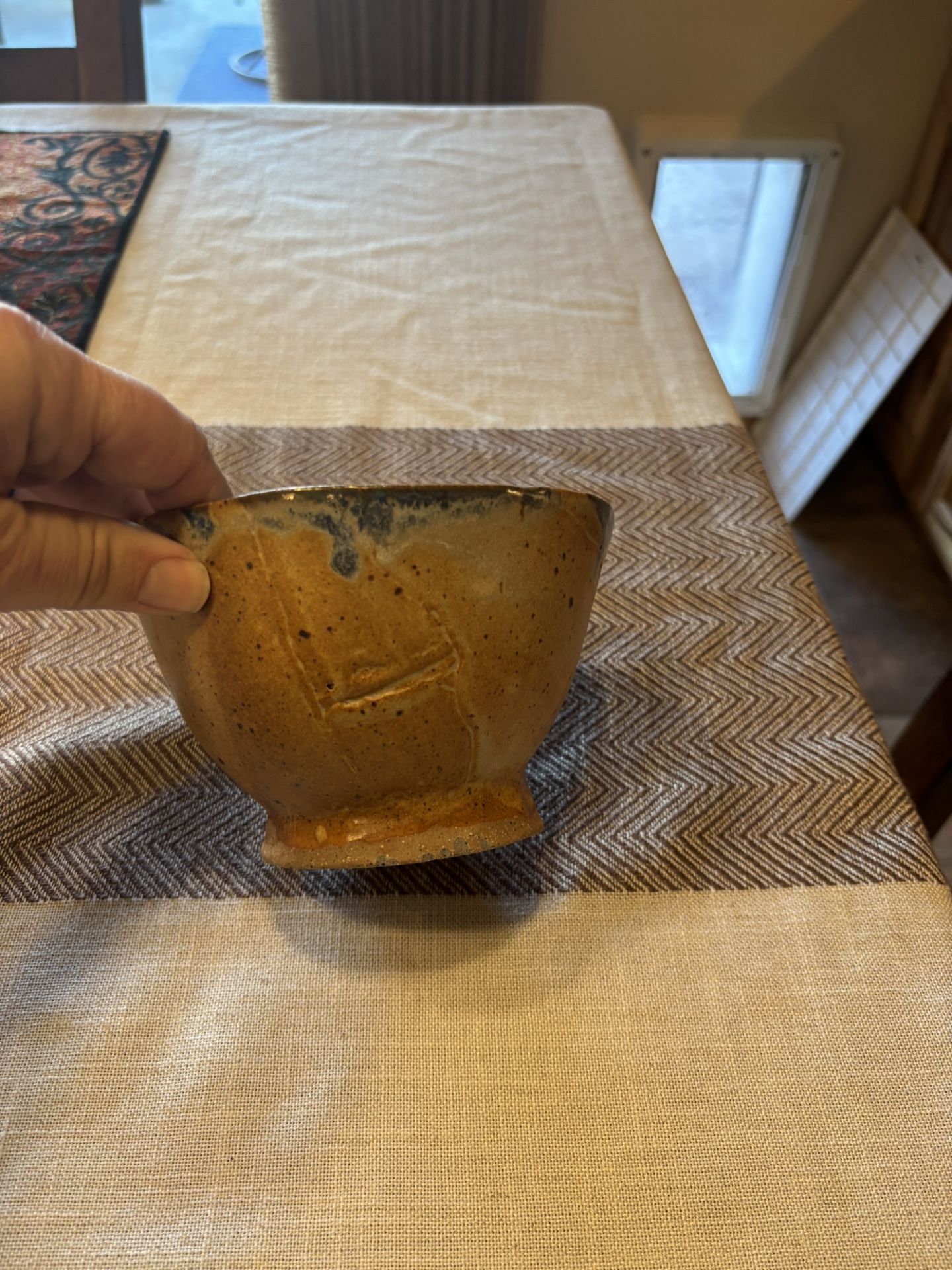 Handmade ceramic bowl